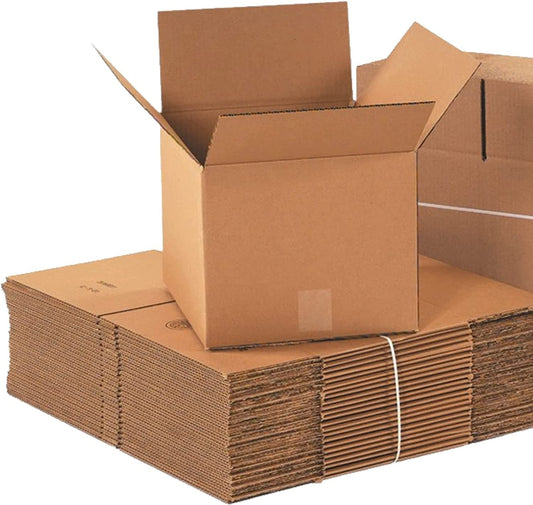 AVIDITI Shipping Boxes Small 12"L X 12"W X 12"H, 25-Pack | Corrugated Cardboard Box for Packing, Moving and Storage