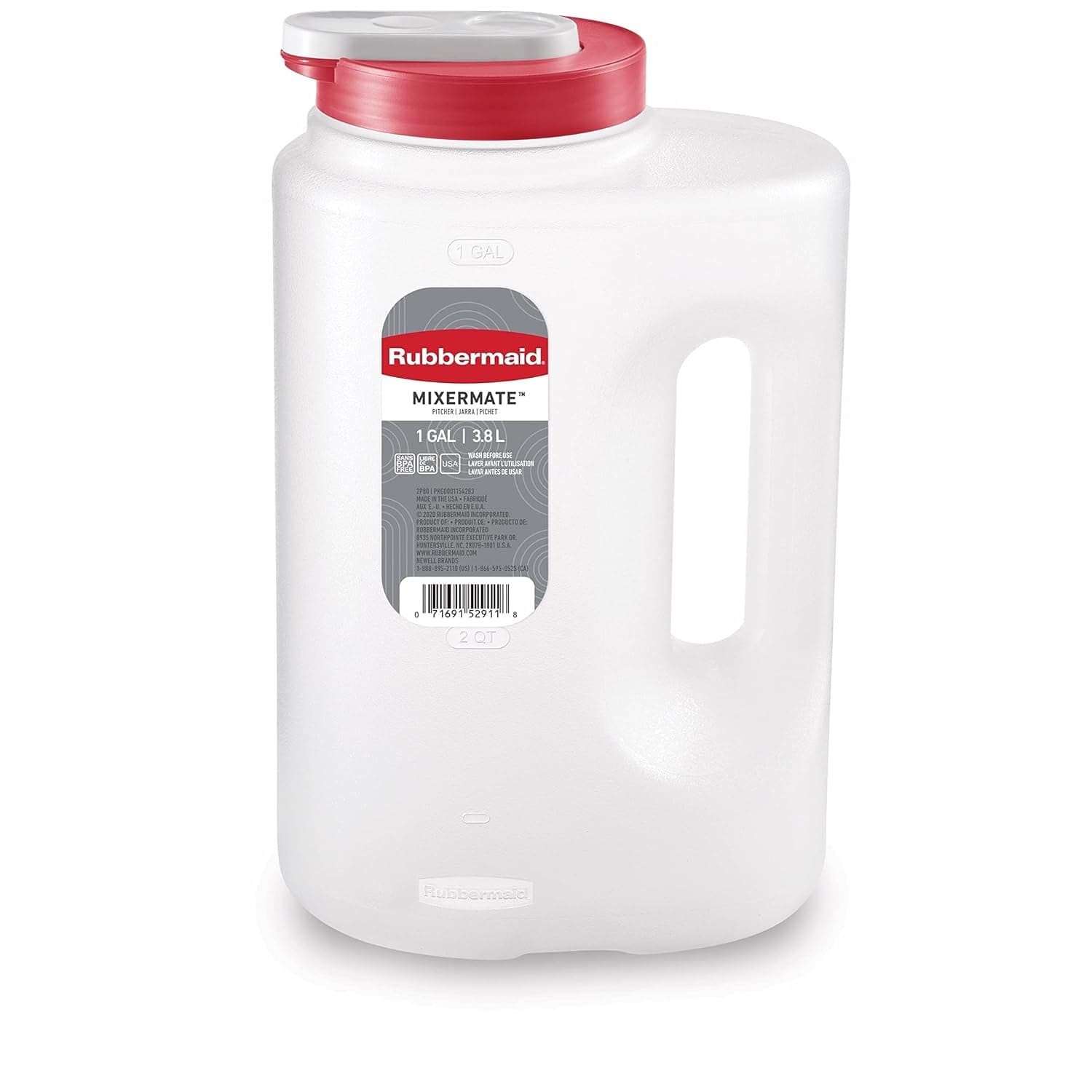 Rubbermaid® 2122604 Mixermate™ Leak-Resistant Pitcher