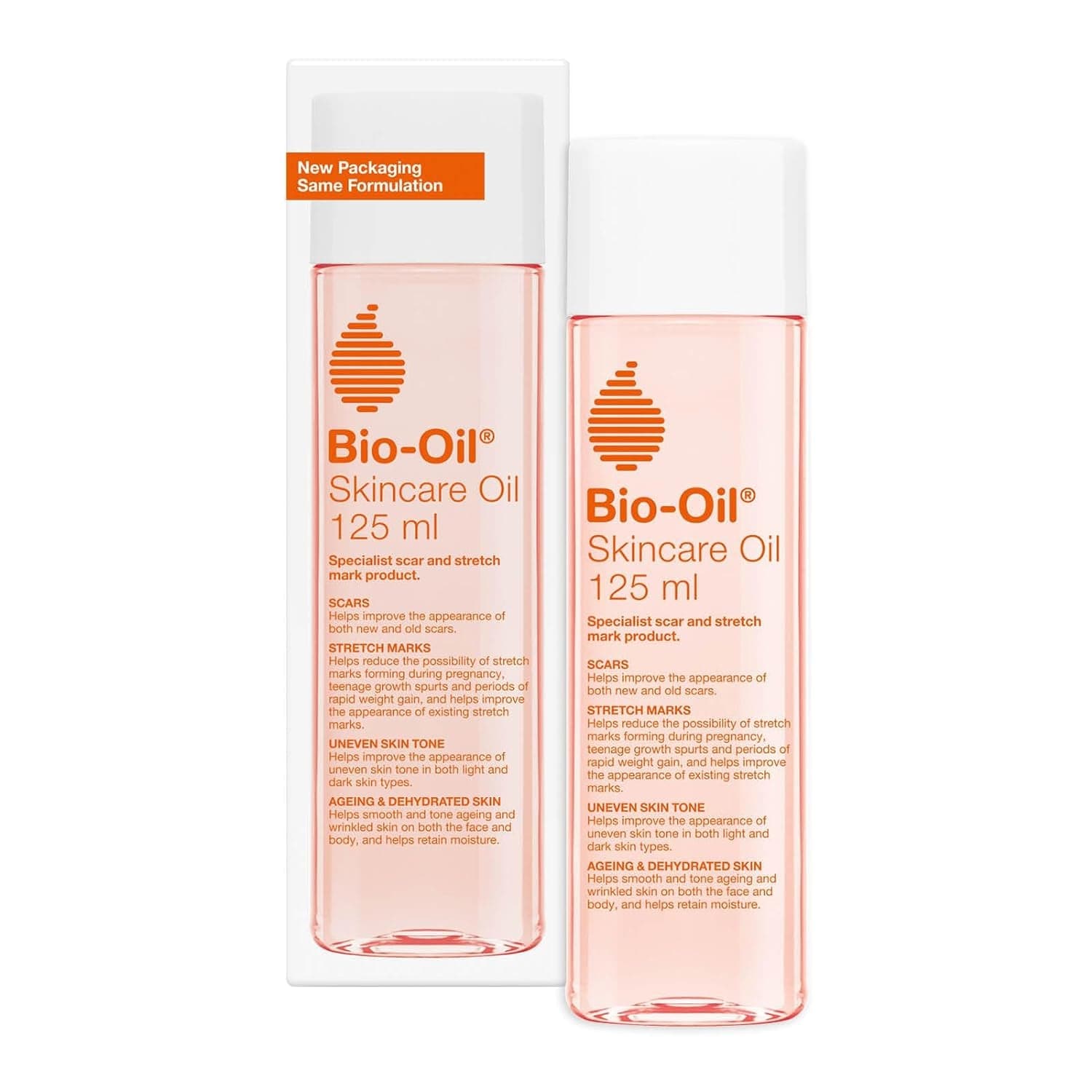 Bio-Oil Skincare Body Oil, Serum for Scars and Stretchmarks, Face Moisturizer Dry Skin, Non-Greasy, Dermatologist Recommended, Non-Comedogenic, for All Skin Types, with Vitamin A, E, 4.2 Oz