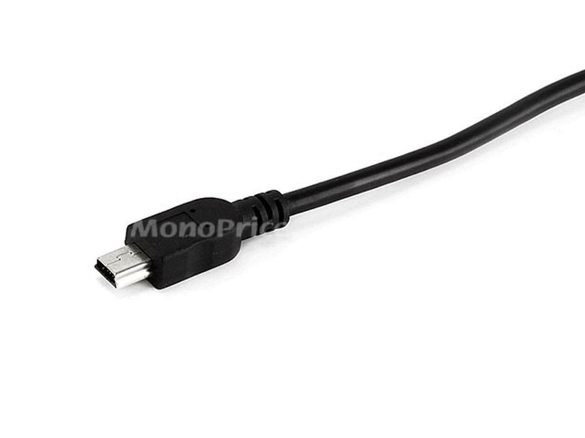 Monoprice 10-Feet USB a to Mini-B 5Pin 28/28AWG Cable (103897) Black