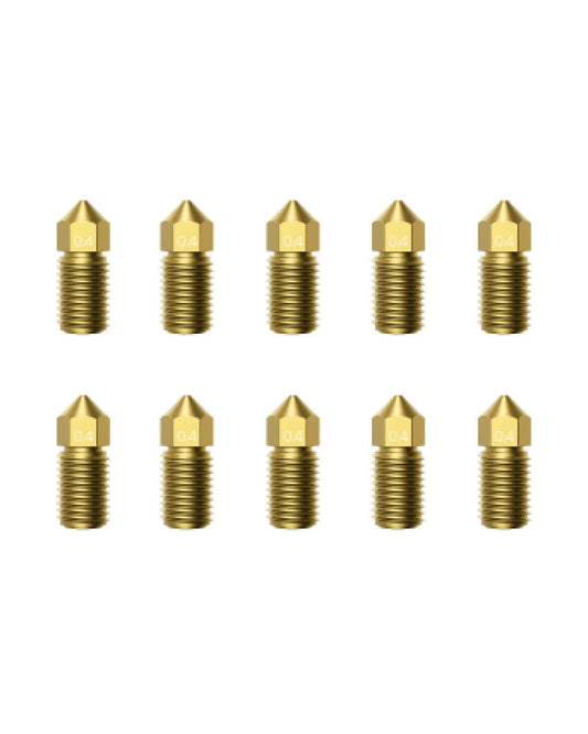 Ankermake 10-Pack 0.4 Mm Nozzle Kit, Premium Brass, for Ankermake M5/M5C 3D Printers