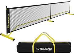 4.0 Slim Version Portable Pickleball Nets Outdoor Game 22 FT Pickleball Net - Usapa Regulation Size - Pickle Ball Net System with Carrying Bag for Driveway - Camel Supplies