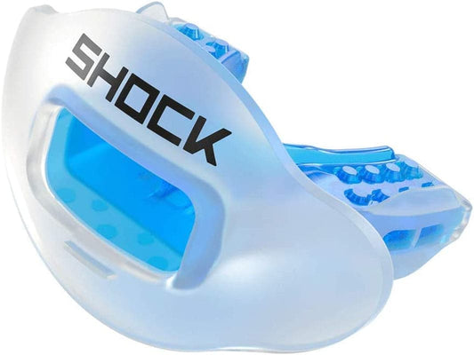 Shock Doctor Max Airflow 2.0 Lip Guard/Mouth Guard. Football Mouthguard 3500. for Youth and Adults OSFA. Breathable Wide Opening Mouthpiece. Helmet Strap Included