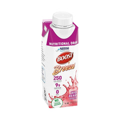 BOOST Breeze Clear Nutritional Drink, 9G Protein, 250 Nutrient-Rich Calories, Wild Berry, 8 Fl Oz (Pack of 24)