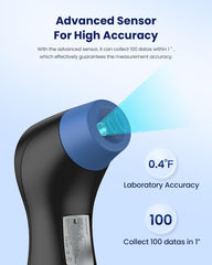 Forehead Thermometer for Adults and Kids, Digital Infrared Thermometer for Home with Fever Alarm, FSA HSA Eligible,1S Reading and 3-Color Indicator, No-Touch, Accurate