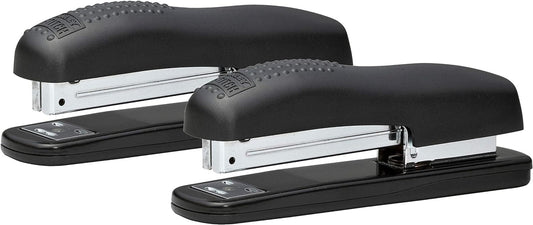 Bostitch Office Ergonomic 20 Sheet Desktop Stapler, Black, 2-Pack