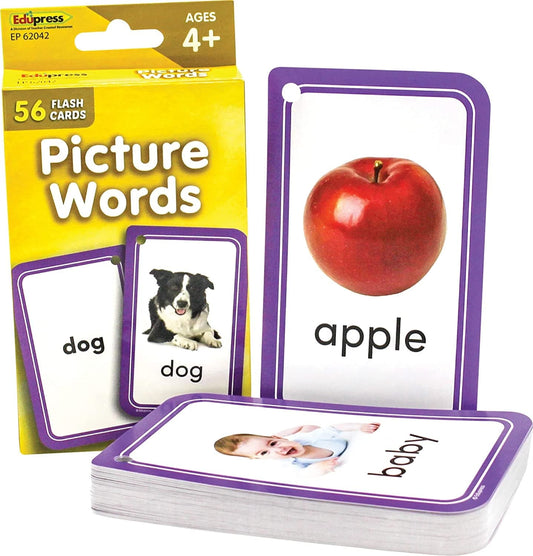 Teacher Created Resources Picture Words Flash Cards (EP62042) 3-1/8" X 5-1/8"