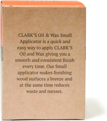 CLARK'S Food Grade Mineral Oil & Wax Applicator for round Wood Cutting Board, Butcher Blocks, Bamboo, and Utensils – USA Maple Construction