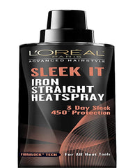 L'Oréal Paris Advanced Hairstyle Sleek It Iron Straight Heat Spray, 5.7 Ounce