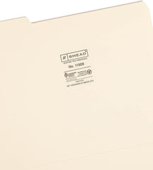 Smead File Folder, 1/3-Cut Tab, Assorted Positions, Letter Size, Manila, 24 per Pack (11928)