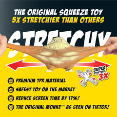 Original Trending Stretchy Monkey Toy Squishy Kids Adult Stress Relief Toys Anxiety Tiktok Gift Idea Viral Tiktok Made Me Buy It Splat Maxi Kong Stretch Gorilla Funny (Original Mini Monke)