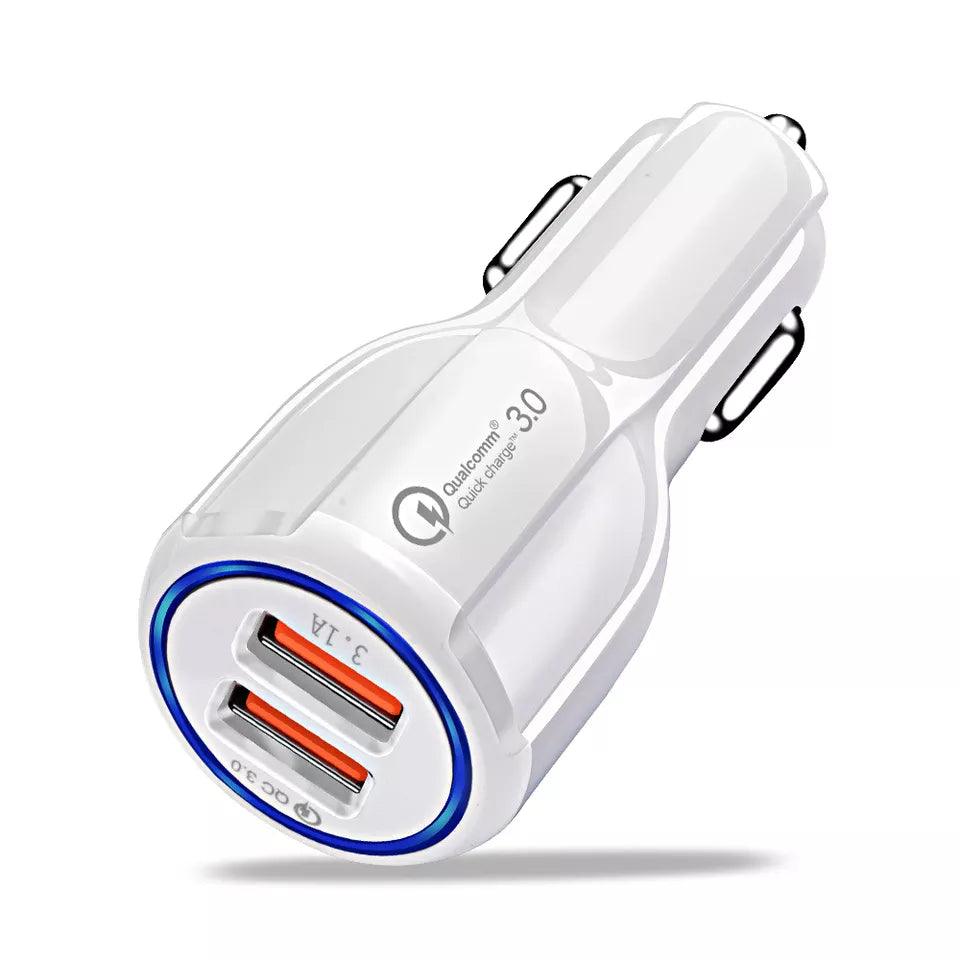 2 Pack PBG 2 Port USB Fast Car Charger Adapter For Devices