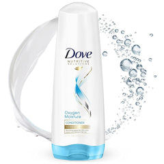 Dove Nutritive Solutions Conditioner, Oxygen Moisture, 12 Fl Oz (Pack of 4)