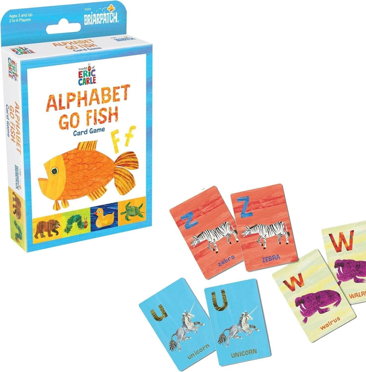 Briarpatch | the Very Hungry Caterpillar Go Fish Card Game, Ages 3+