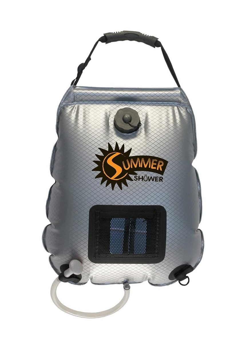 Advanced Elements 5 Gallon Summer Shower / Solar Shower,Silver/Black - Camel Supplies