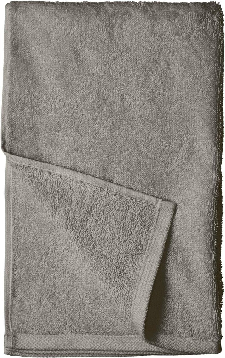 Amazon Basics Absorbent Cotton Gym Hand Towels, Quick Dry, 24 - Pack, Gray, 14" X 8" - Camel Supplies