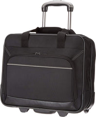 Amazon Basics Rolling Laptop Case, 14.5 - Inch, Black - Camel Supplies