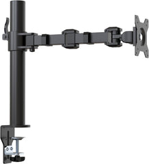 Amazon Basics Single Computer Monitor Stand Height Adjustable Desk Arm Mount, Steel, Black - Camel Supplies