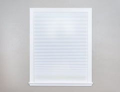 Redi Shade No Tools Original Light Filtering Pleated Fabric Shade White, 36 in X 72 In, 1 Pack