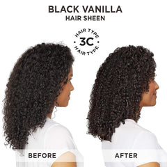 Carol'S Daughter Black Vanilla Hair Sheen for Curly, Wavy or Natural Hair, Hair Shine Spray and Moisturizer for Dry, Dull or Brittle Hair, 4.3Fl Oz