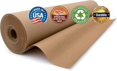 Industrial Grade Paper for Moving & Packing | Shipping, Gift Wrapping, Arts, Crafts & Table Settings | Recycled Kraft Paper Roll | 17.75 Inches X 100 Feet | by the Paper Factory LLC