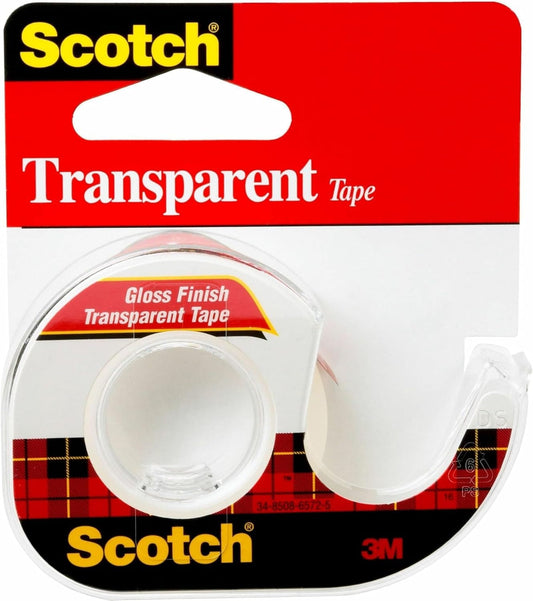 Scotch Transparent Tape 1/2'' X 450'' 1 Ea