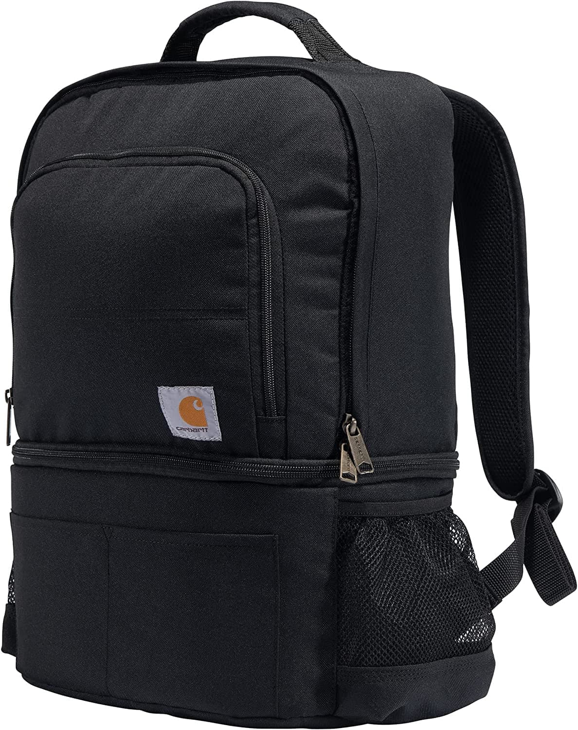 Carhartt Insulated 24 Can Two Compartment Cooler Backpack, Backpack with Fully-Insulated Cooler Base