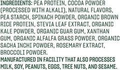 Vega Protein and Greens Protein Powder, Chocolate - 20G Plant Based Protein plus Veggies, Vegan, Non GMO, Pea Protein for Women and Men, 1.2 Lbs (Packaging May Vary)