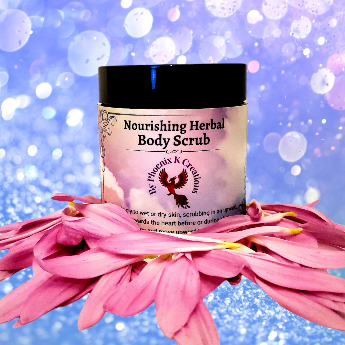 Organic Herbal Body Scrub- 4 Oz.