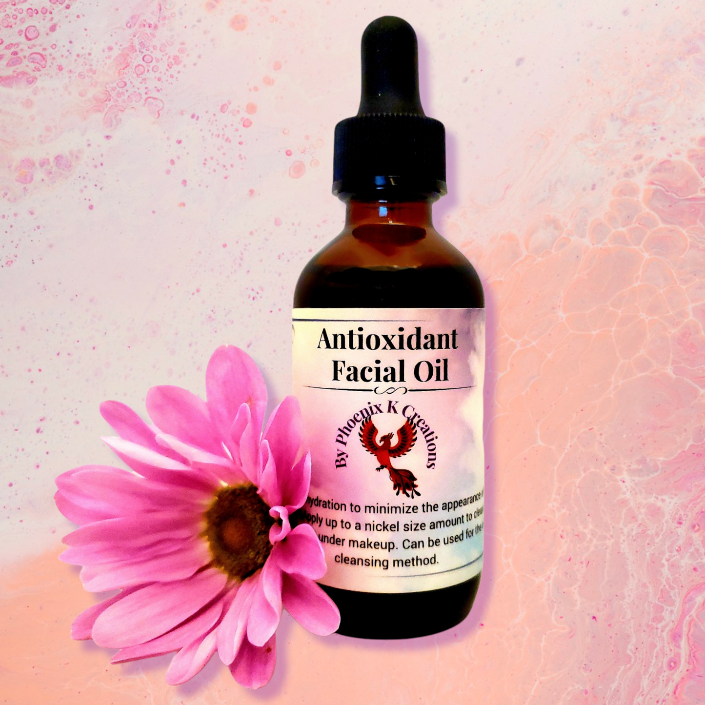 Organic Antioxidant Face Oil- nourishing, all day hydration.