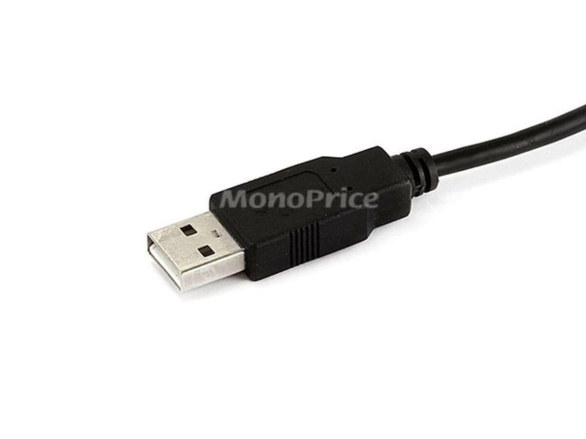 Monoprice 10-Feet USB a to Mini-B 5Pin 28/28AWG Cable (103897) Black