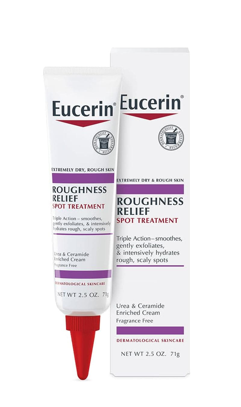 Eucerin Roughness Relief Spot Treatment, Body Moisturizer for Dry Skin, 2.5 Oz Tube