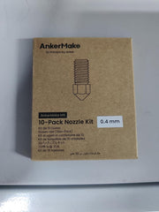 Ankermake 10-Pack 0.4 Mm Nozzle Kit, Premium Brass, for Ankermake M5/M5C 3D Printers