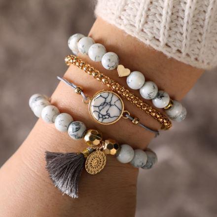 Four Piece Bracelet Set